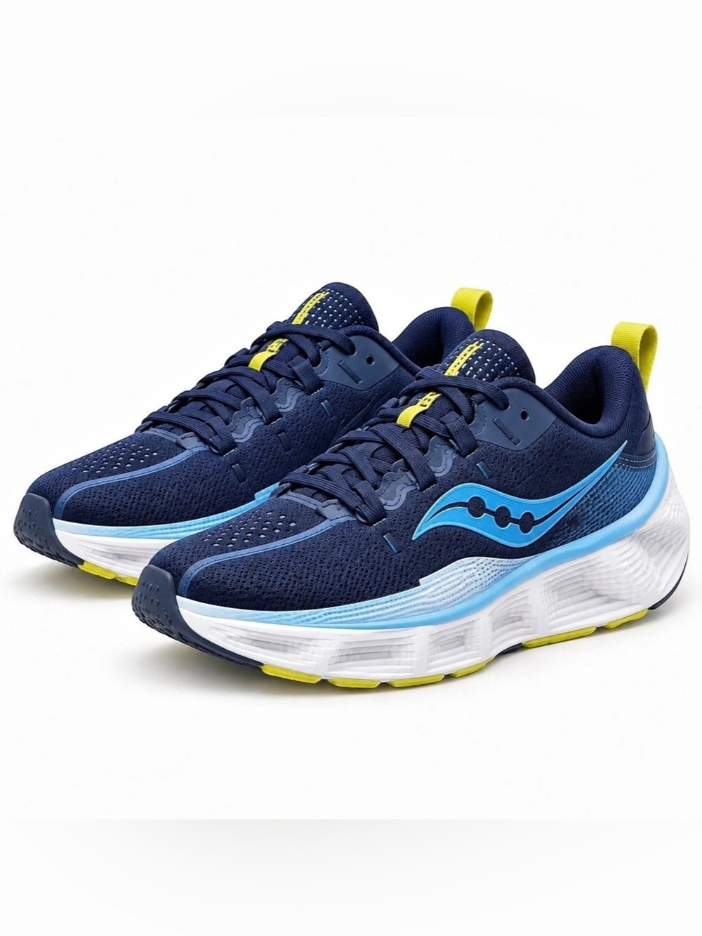Saucony Guide 18 Athletic Shoes Blue & Yellow US 10